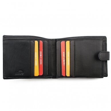 Genuine Leather rahakott RFID-kaitsega VPN1852BLK